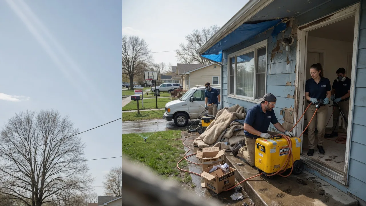 Basement Flood Cleanup in Medina, OH near me